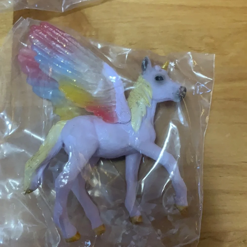 New 8 Unicorn figures collection - cake toppers - rainbow - figures